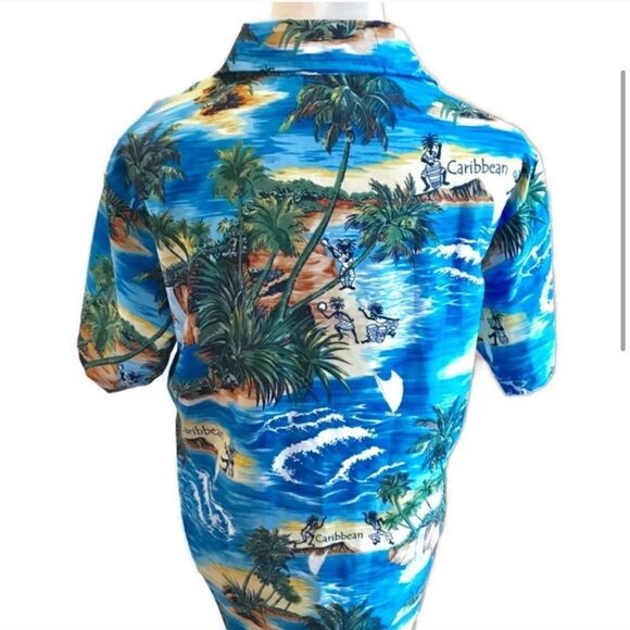 NWOT Rima Beach World Hawaiian Shirt Sz M - Picture 2 of 6